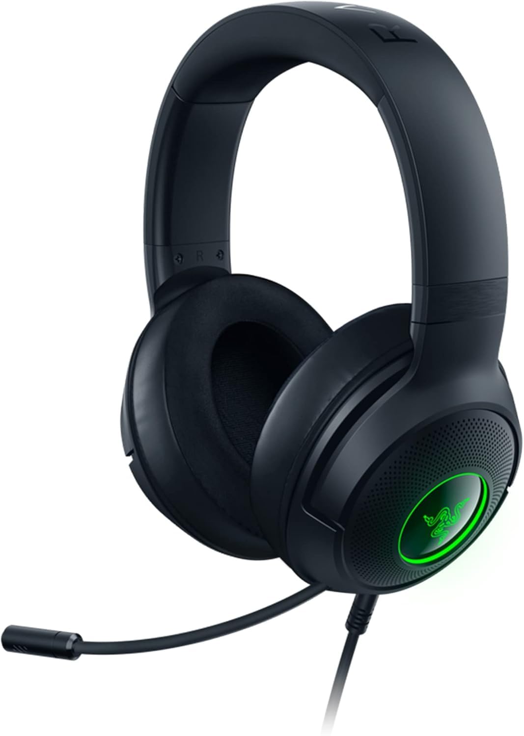 

Razer Kraken V3 X Upgraded comfortable wired gaming headset for extended gaming USB weighs just features surround TriForce 40mm a unidirectional noise чёрный