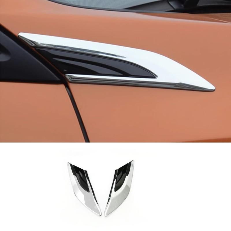 For Honda Civic 2016- 10Th Gen Car Side Door Air Flow Fender Vent Outlet Cover Trim Accessories Fender Trim