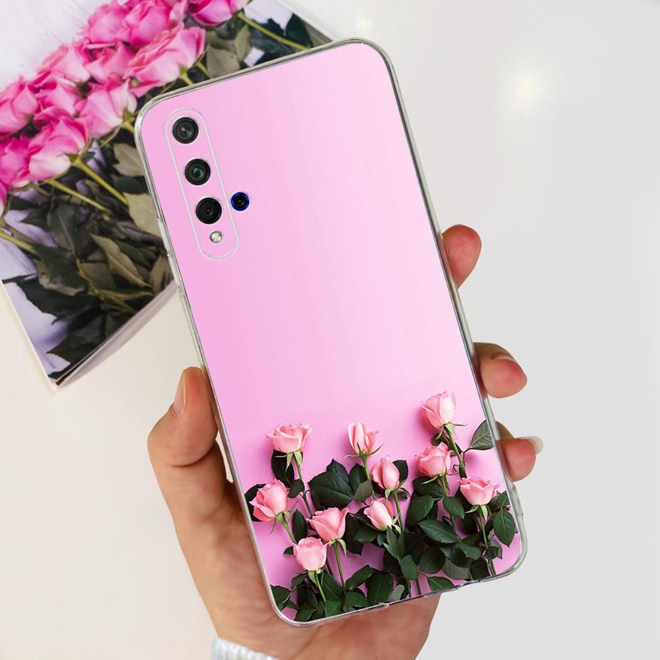For Huawei Honor 20 Case YAL-L21 YAL-AL00 Luxury Painted Cover Soft Silicone Phone Case For Huawei Nova 5T Nova5T Honor20 Bumper
