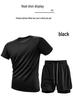 European-Size High-Elastic Yoga Suit - Summer Quick-Dry Lightweight Sport Pants, Two-Piece Look