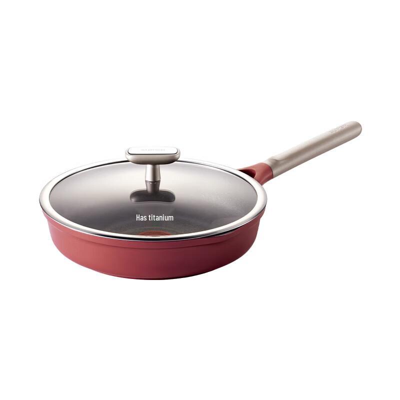 SUPOR 28cm Titanium Non-Stick Wok and Frying Pan