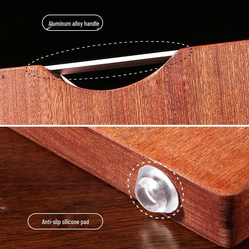 Wenge Wood Antibacterial Double-Sided Cutting Board – Anti-Mold, Solid Wood for Kitchen Use