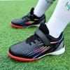 Temu Children'S Velcro Football Shoes Outdoor Sports Training Shoes Boys Elementary School Students Broken Nail Football Shoes