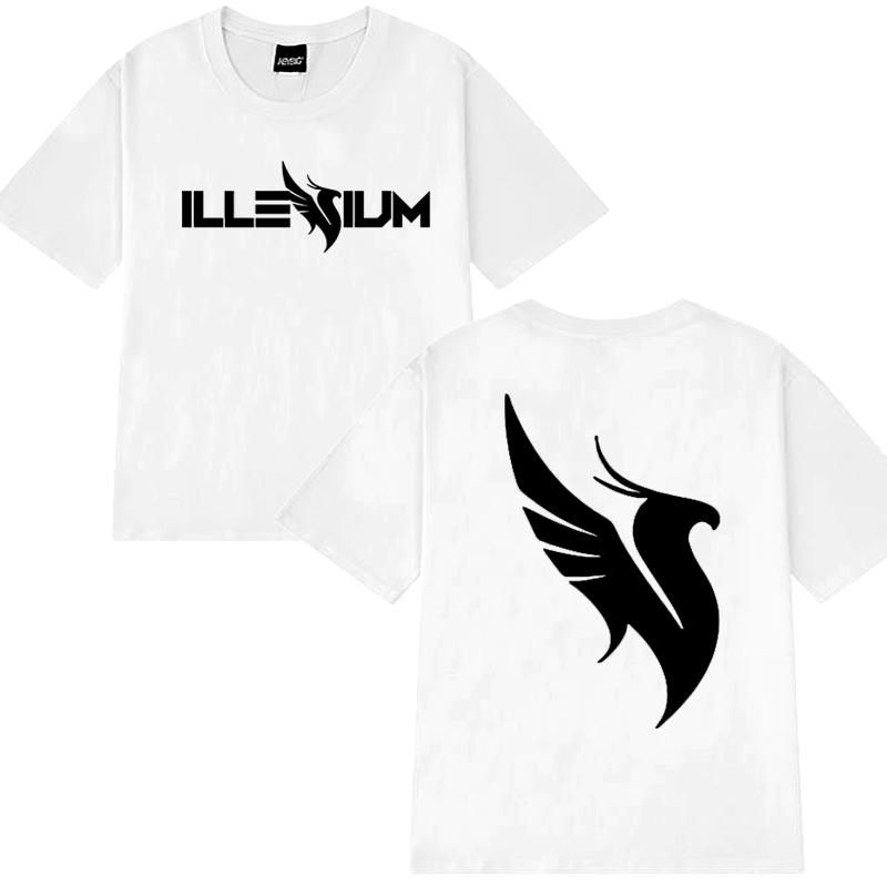 High Quality Illenium Dj Music Double Sided Printed Short Sleeve T-shirts 2025 Men Women Trend Casual T Shirt Unisex Cotton Tops