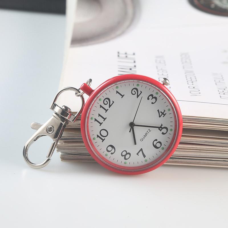 Pocket Watch Keychain Remote Control Clock Student Doctor Medical Vintage Watch