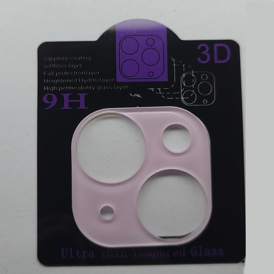 

Для iPhone 15 Pro Max / 15 Plus Полное покрытие объектива задней камеры из закаленного стекла iPhone 15 розовый