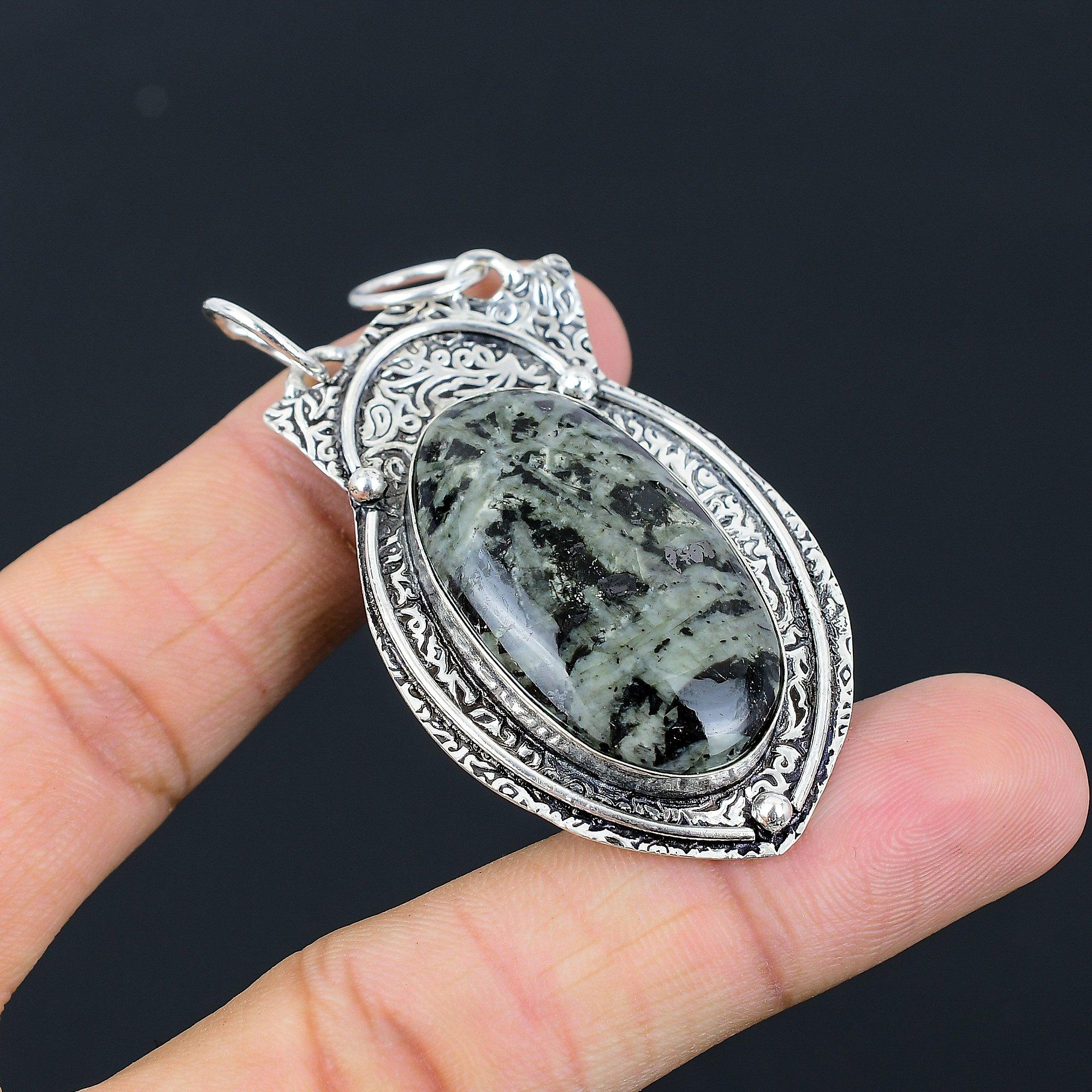 Хэллоуинская распродажа Овальный кулон из стерлингового серебра «Звездная галактика» для дочери, ювелирное изделие