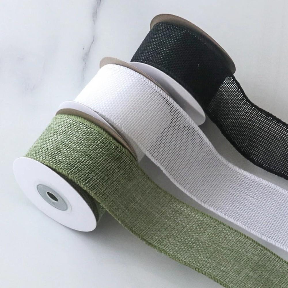 4.5M/Roll Crafts Ribbon Bows DIY Fabric Ribbon Vintage Gifts Packaging Material