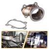 MUGE-Adaptateur de Bride V-bande 5 Boulons vers 2,5"/ 63mm pour Down Pipe Turbo MUGE-Turbo pour GT25 GT28 T25 T28 BOV085