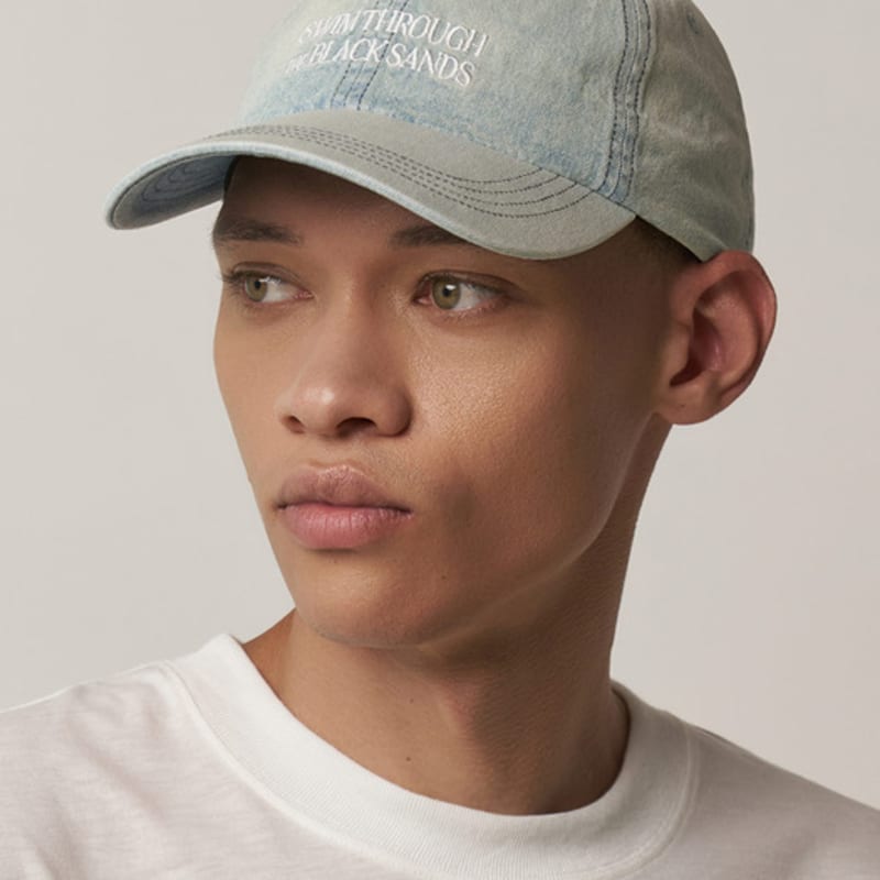 

BLACK SANDS Vintage Light Blue Washed Denim Ball Cap Young_Free