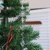 18Pcs Simulation Snowflake Ice Strip Pendants Transparent Decorative Acrylic Christmas Tree Ornaments Elegant Exquisite