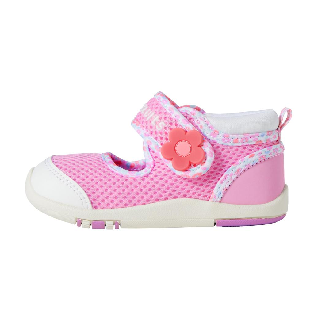 MIKIHOUSE HOT BISCUITS Pantofi sport pentru bebeluși, băieți și fete, roz, 15 cm, 72-9305-143