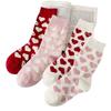 Valentine's Day Love Heart Socks Funny Women Socks Korean Style Love Mid-Tube Socks  Gift