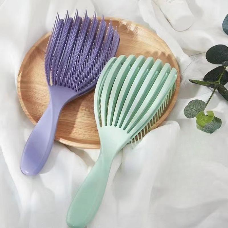 1Pc Hair Brushes Octopus Hairbrush Pink Massage Detangler Brush for Curly Hair Thick Hairs Care Hairbrush Styling Tool