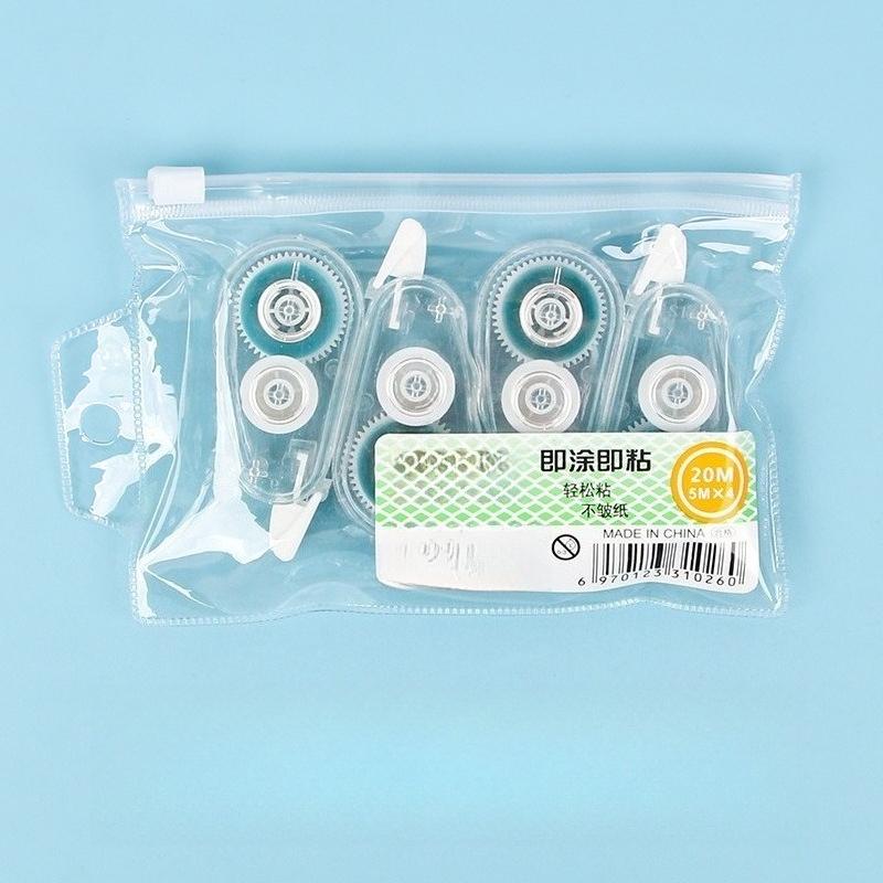4Pcs Double Sided Adhesive Tape Roll Acrylic Strong Bonding Mounting for Scrapbooking DIY Craft School Stationery Supplies