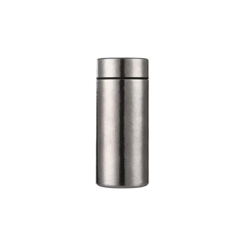 

New Insulated Cup Men&Women Water Cup Portable Tea Cup Business Office Cup Titanium Cup Hot and Cold Pure Titanium Insulation Bottle 200ml серебряный
