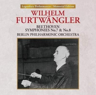 CD WILHELM FURTWÄNGLER - Beethoven: Symphonies No. 7 and 8 ( KICC1379 Japan Classical Used