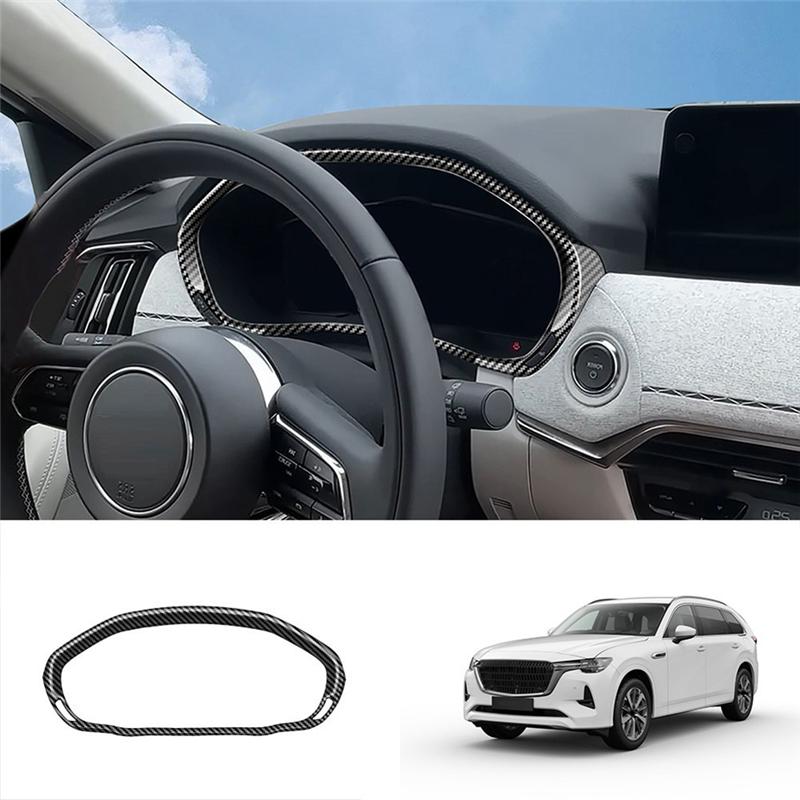 Precise LHD Car Accessories Front Dashboard Speevdometer Meter Strip Car Instrument Cover For Mazda CX-80 CX80 2024 2025