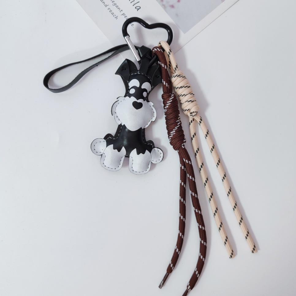 New Durable Braided Rope Polyester Bag Pendant Small Puppy Cartoon Multi-Strand Street Trends Gift Made in China
