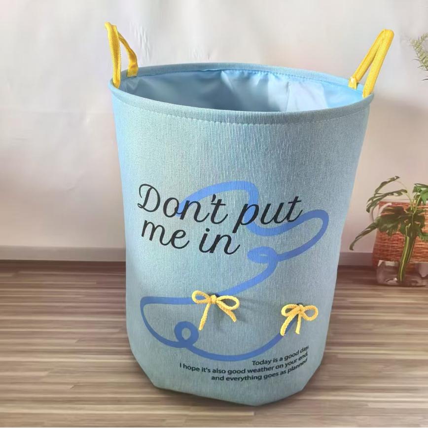 Sweet Foldable Storage Basket Dirty Clothes Hamper Cute Toy Organizer Bin Kids Laundry Basket For Home Tidying