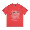 New Trendy Spider Web Print Short Sleeve Men's T-Shirt - Celebrity Style