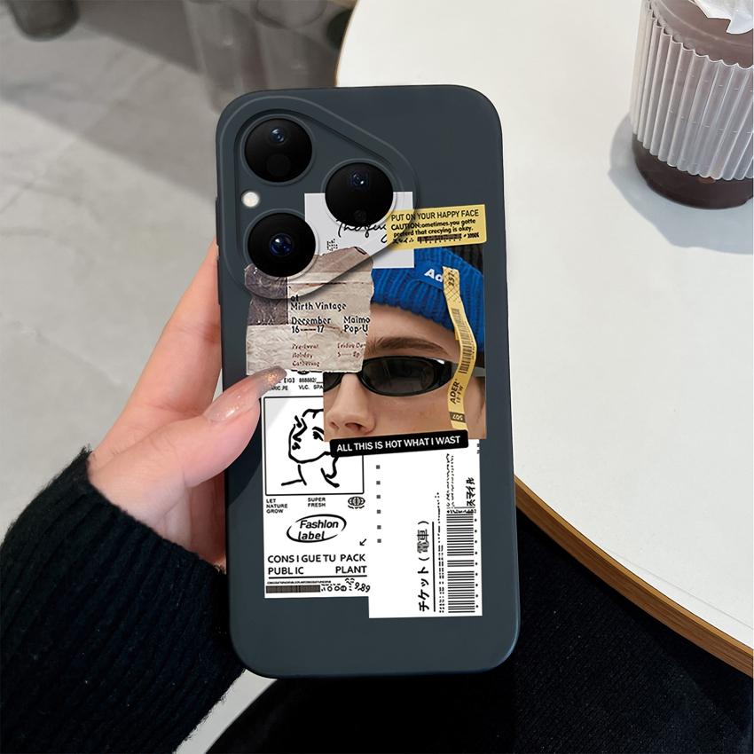 For Huawei Nova Y61 Y70 Y72 Y90 4E 5T 6 7 8 9 SE Pura 80 Pro Phone Case Cool Girls Pattern Screen Protector Anti Slip Shell For Huawei Silicone Casing