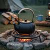 Coarse Pottery Teapot Rustic Design Top Handle Tea Kettle Stovetop Tea Kettle & Uncontaminated Kitchenware Easy To Clean
