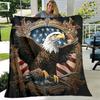 1pc American Bald Eagle Poster blanket, al season lightweigh Poster blanket home office outdoor nap multifunc Poster blanketional blanket