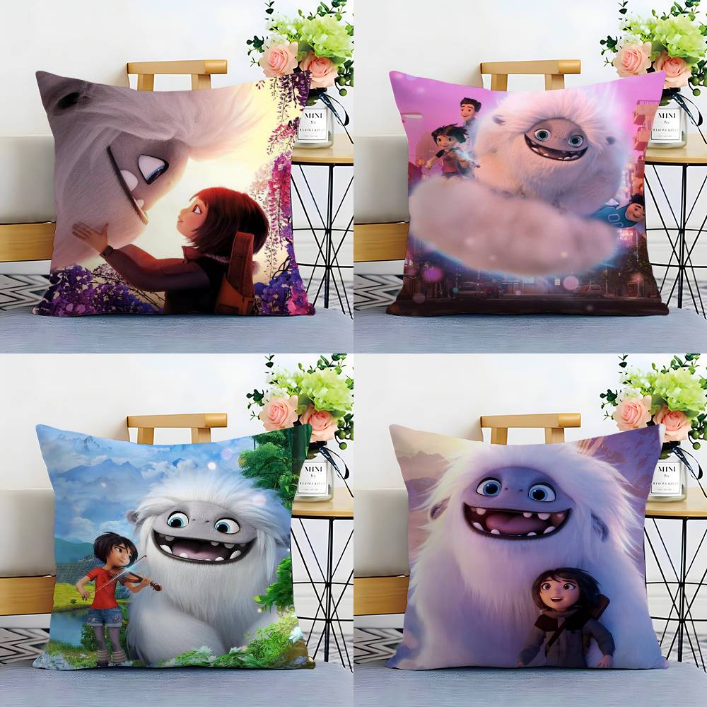 A-Abominable Personalized Pillow Case Sofa Living Room Bedroom Double-sided Printing Square Cushion Nap Time Cushion Cover
