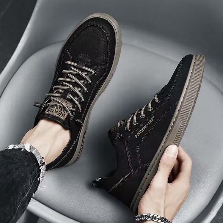 Elastic Lace-up Men's Shoes Casual Canvas Shoes All-match Small White Shoes Board Shoes Sneakers Korean Version Trend Shoes