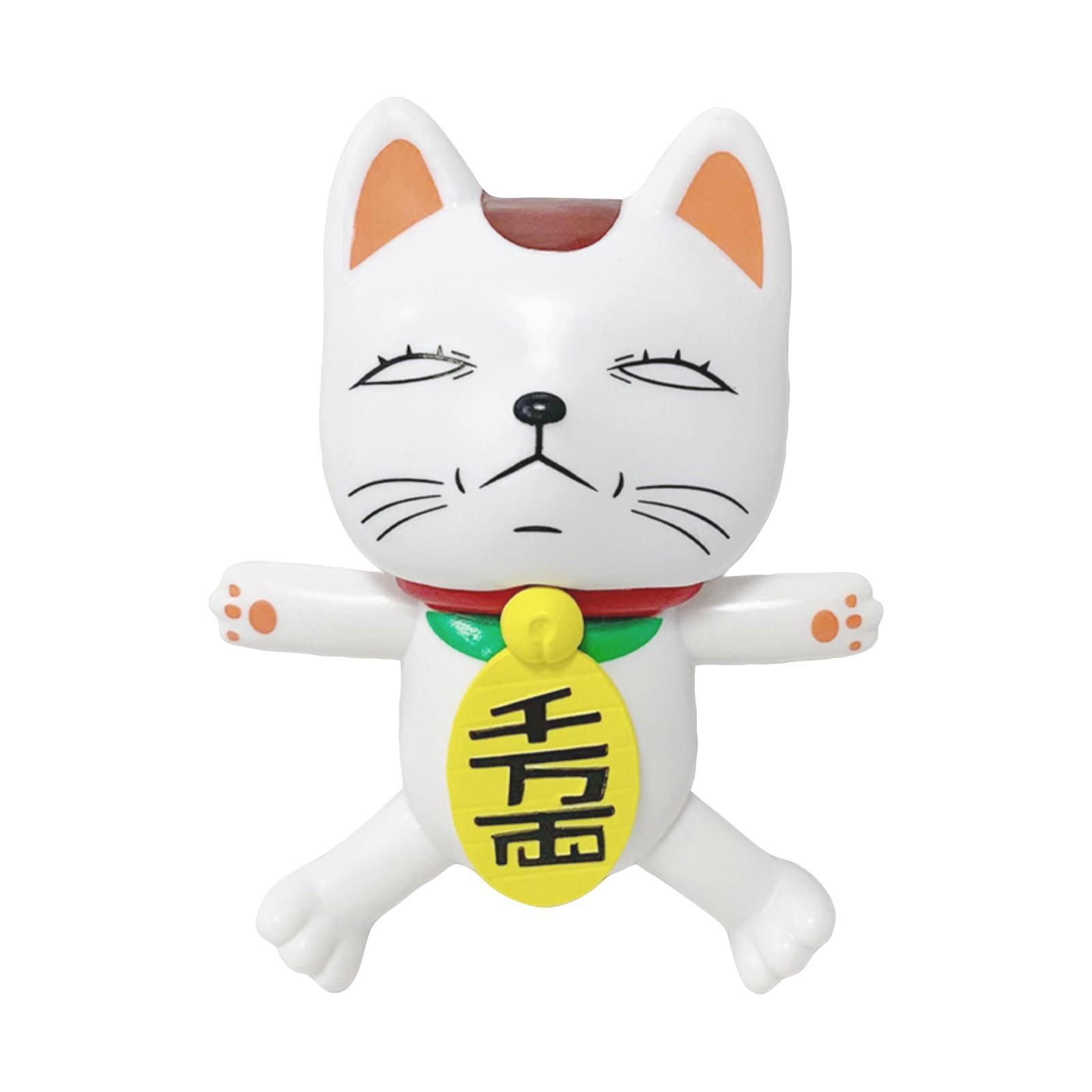 

Collectible Cat Figurine with Unique Facial Expression and Outstretched Limbs Resin Material Detailed Craftsmanship for Display and Collection One Size белый