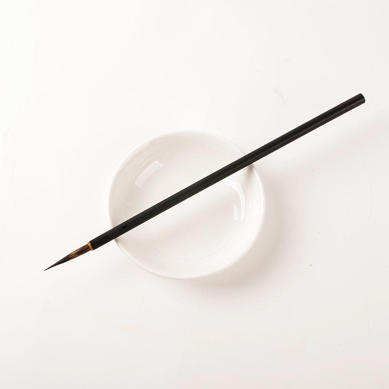 Black Bamboo Rod Chinese Gongbi Painting Brush - Student Art Hand-Drawn Pen