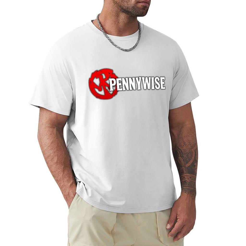 Pennywise logo TShirt luxury tshirt aesthetic clothes anime shirts men