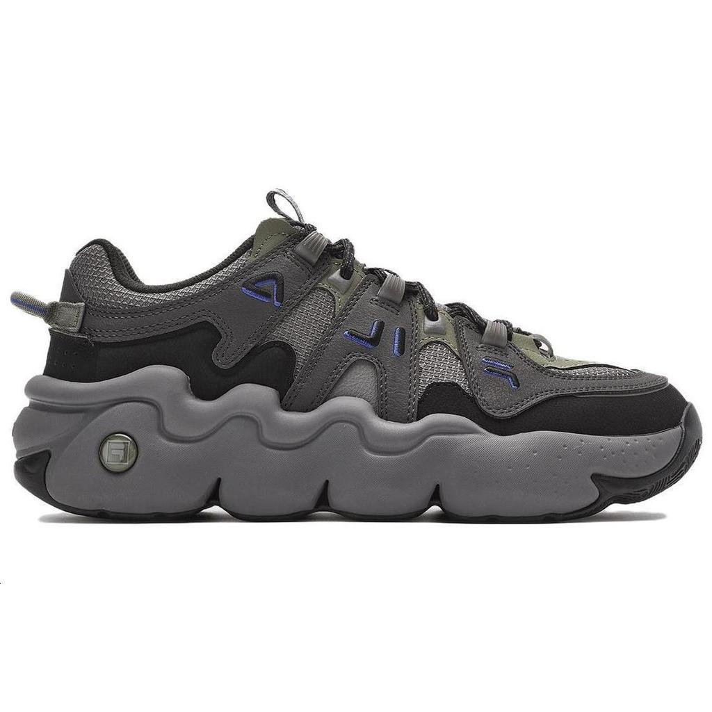 FILA High top Vintage Basketball Shoes Men's Black Gray F12M412111FCF