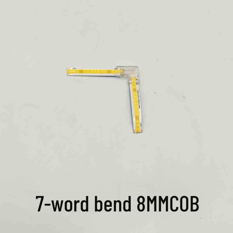 COB Self-Adhesive LED Light Strip: Flexible 5V/12V/24V, Low Voltage, Three-Color for Home, Ceiling, Cabinet, and Mall Decor