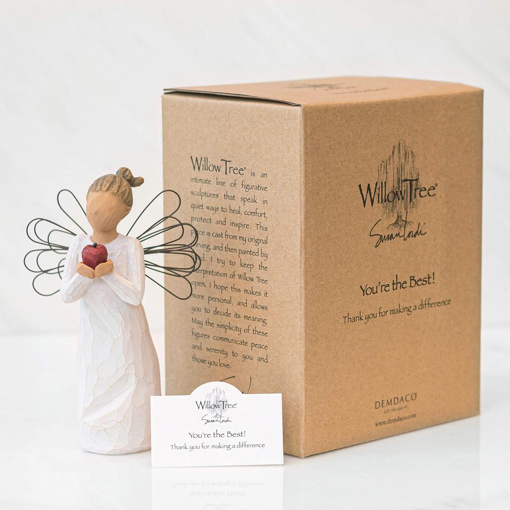 Willow Tree Angel Statue [You're the Best!] You're the Best Angel Figurine, Fairy Doll, Sculpture