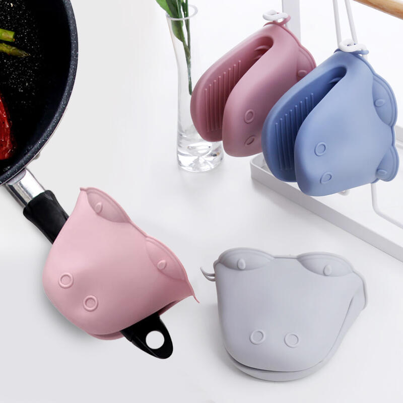 1+1 Silicone Crocodile Glove Handle Gray 1+1