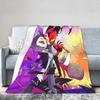 Soft Blanket Students Picnic Stolas X Blitz Bedding Throws Helluva Boss Flannel Bedspread For Living Room Print Sofa Bed Cover