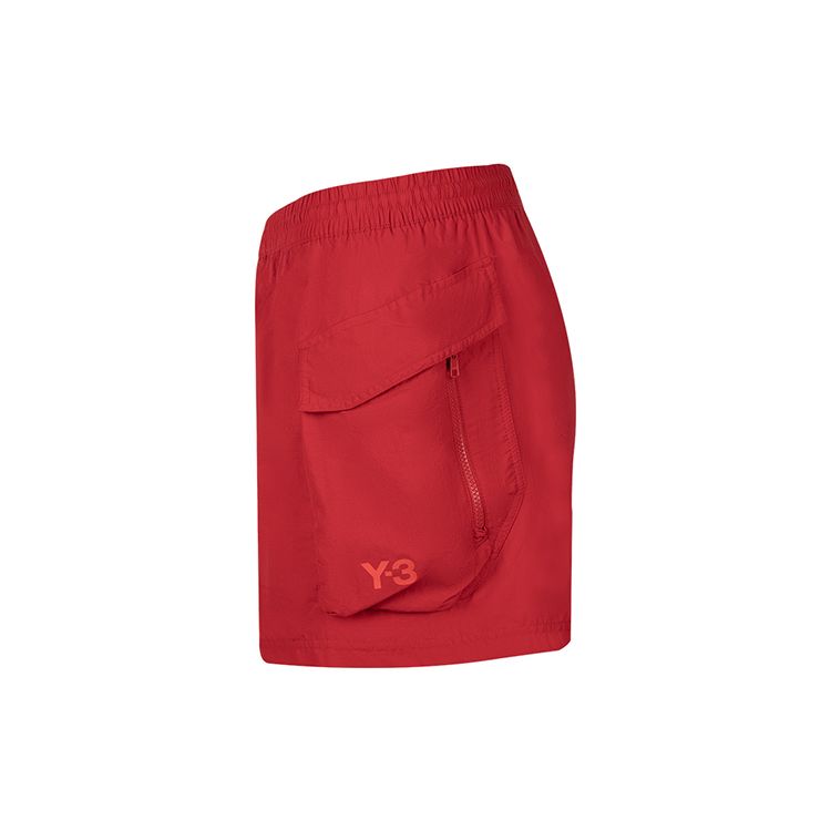 Y-3 SS21 Letter Logo Casual Shorts Men shorts Red GT5255