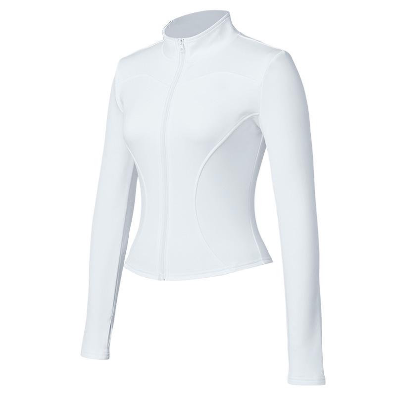 Women s Autumn/Winter Velvet Quick-Dry Running Jacket - Slimming, Long Sleeve Sports Cardigan 2X Large