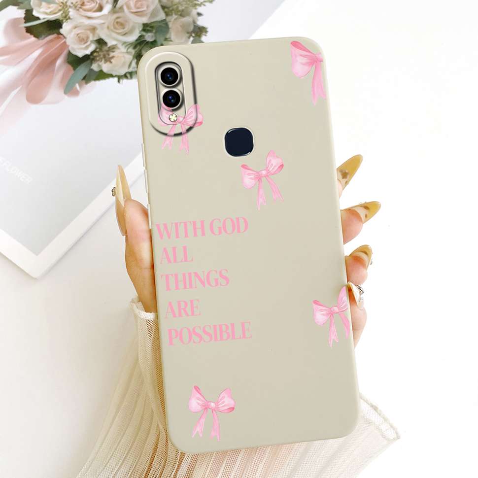 6.3" For Vivo V11i Cover Cute Cat Rabbit Protective Shockproof Case Vivo V11i V 11i 1806 VivoV11i Soft Silicone Phone Casing