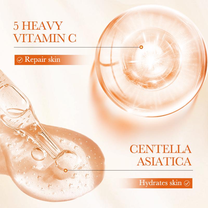 SADOER Vitamin C Whitening Face Serum for Facial Moisturizing Anti Wrinkles Anti-aging Facial Essence Skin Care Products