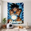 Dragon Ball (32) Customizable name decorative wall tapestry ideal choice for wall decor in bedrooms living rooms dorms and home