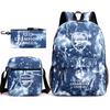 Zaino da Tifoso di Calcio per Bambini e Ragazzi Manchester United Semplice Casual Zaino Giornaliero Borsa a Spalla con Astuccio