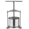 Fruit Wine Press, 1.6 Gallon/6L, Stainless Steel Manual Juice Maker with Powerful T-Shaped Handle, Juice Making for Apple/Grape/Orange/Berry,