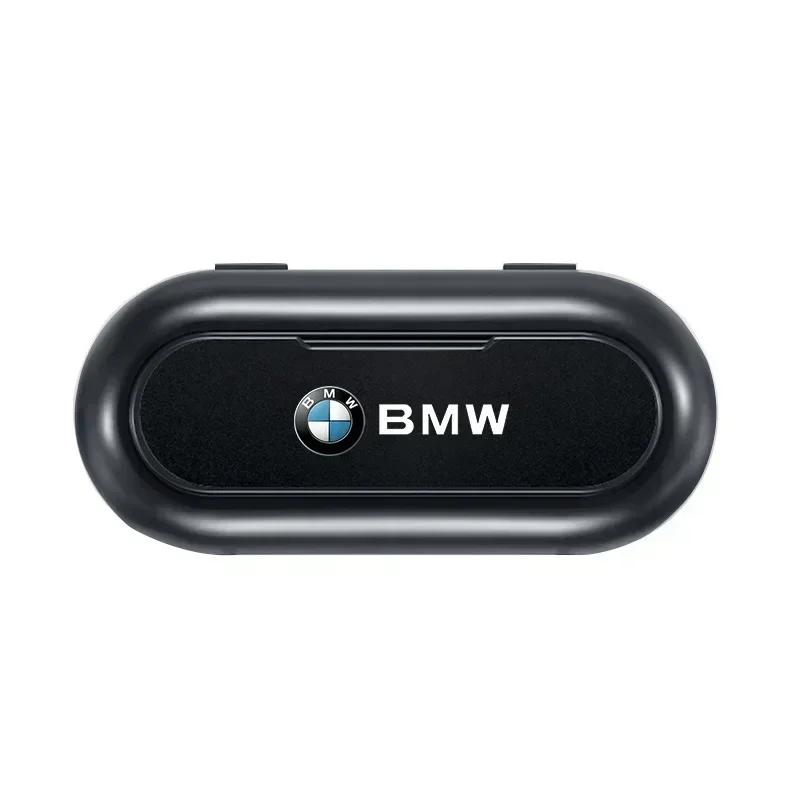 

2025 New Car Sun Visor Glasses Storage Box Holder Organizer Accessories For BMW E36 E46 E53 E90 E60 E61 E93 E87 X1 X3 X5 X6 F30 чорний