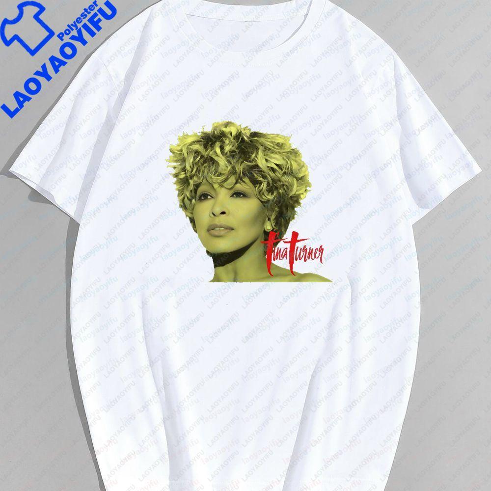 Tina Turner - Rock Band Summer Casual Trendy Multi-Purpose Round-neck T-Shirt for Both Unisex and WoUnisex
