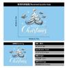 Christmas Static Cling Window Stickers Colorful Christmas Tree Decals Home Office Shop Window Decor Holiday Festival Atmosphere