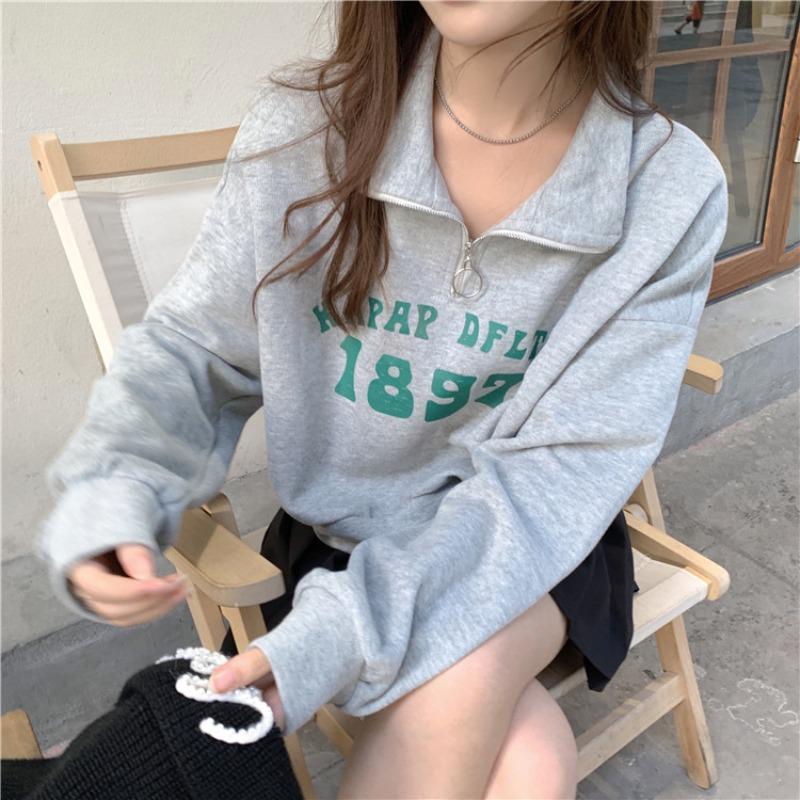 

Толстовка Stand Up Hoodie для женщин, свободный и универсальный короткий топ 2XL серый