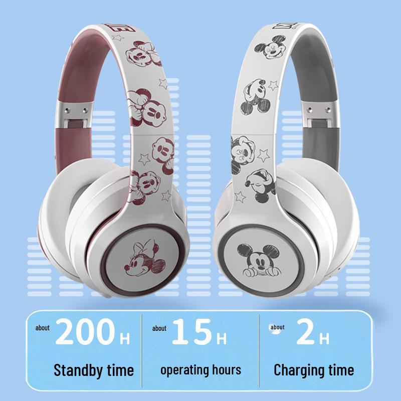 Disney Mickey Mouse Wireless Over-Ear Headphones - HiFi Sound Quality
